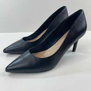 Alfani Women's Step 'N Flex Jeules Black Leather Pumps High Heels Size 9.5M